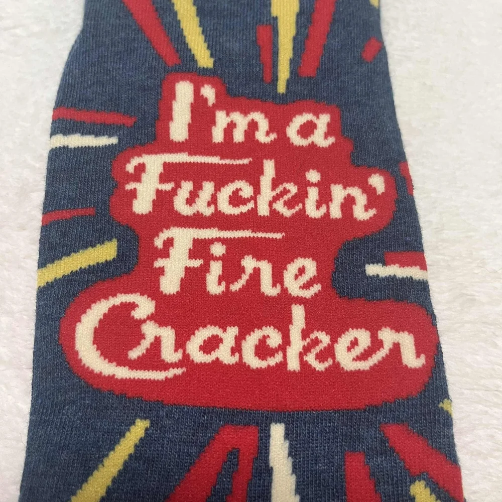 Blue Q Firecracker Adult Humor Women's Ankle Socks